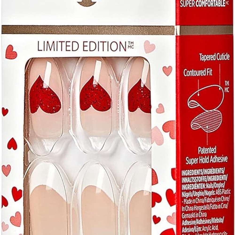 KISS imPRESS Limited Edition Valentine’s Press On Nails New